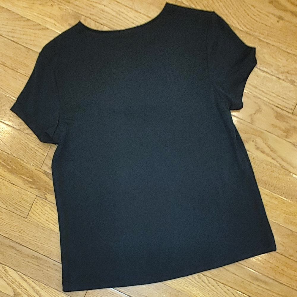 RAFAELLA SOLID TOP WITH GATHERED NECKLINE PS - Picture 6 of 8
